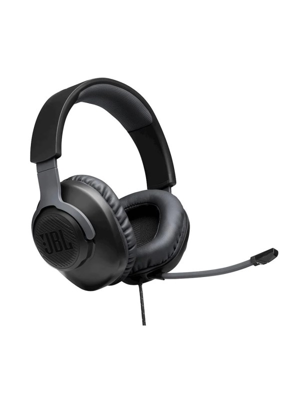 JBL Quantum 100 Wired Over Ear Gaming Headset, Lightweight, Memory Foam